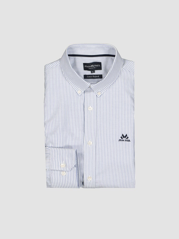 Oxford stripet skjorte - regular fit 7249303_EN3-JEANPAUL-NOS-Front_4355.jpg_Front||Front