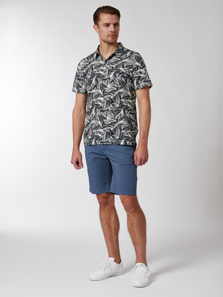 Alonzo printed polo t-skjorte 7249908_C27-MRCAPUCHIN-H22-Modell-Front_chn=vic_3076.jpg_Front||Front