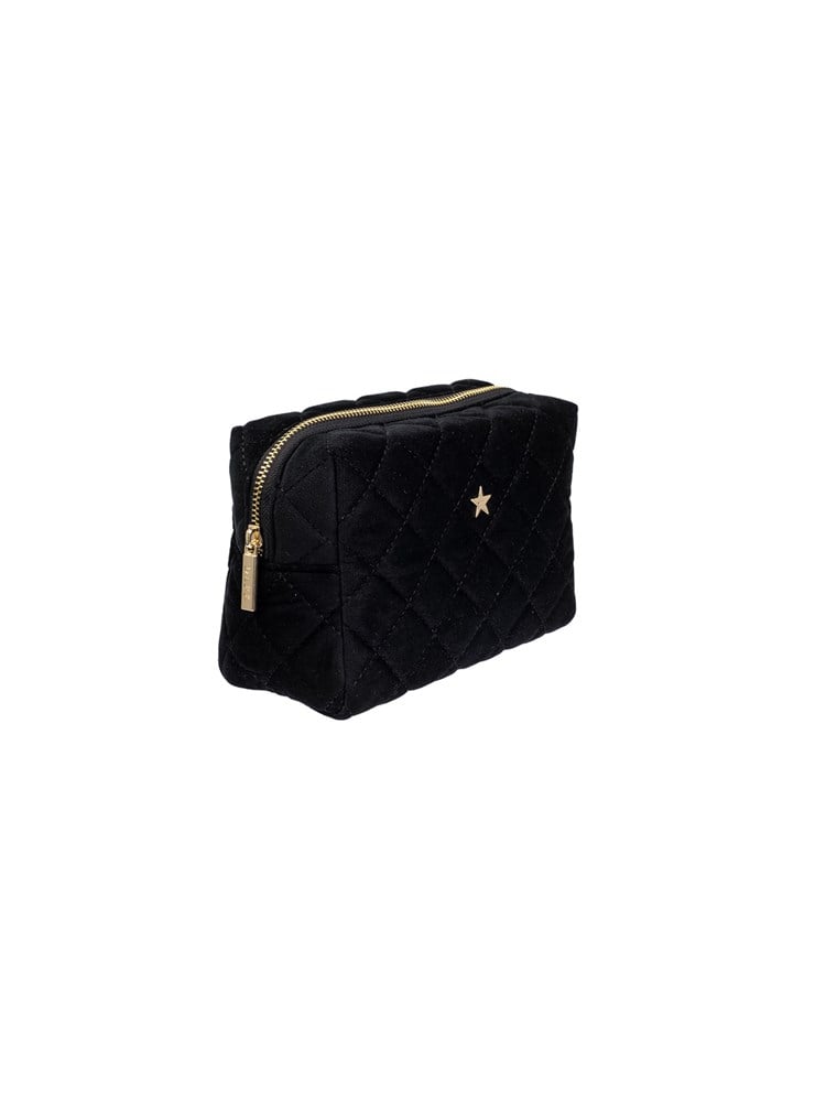 Sminkepung ifløyel liten 7253202ID2 - Velvet Square Quilted Make-Up Pouch Small_Bilde 2.jpg_